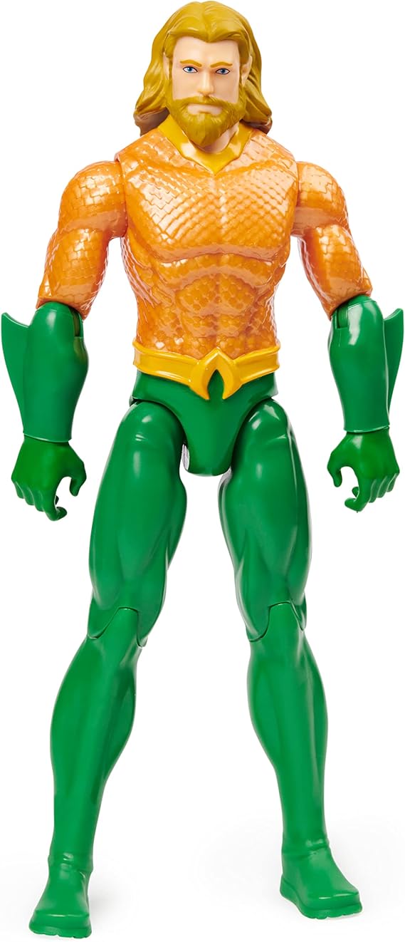 DC Comics 12-inch Aquaman Action Figure, Kids Toys for Boys and Girls