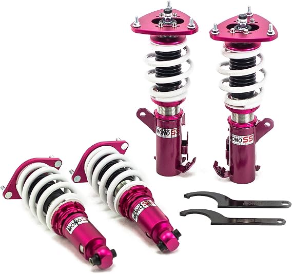 Godspeed MSS0133-A MonoSS Coilover Lowering Kit, Fully Adjustable, Ride Height, Spring Tension And 16 Click Damping, compatible with Subaru BRZ (ZC6) 2012-17