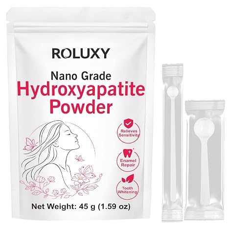 100% Pure Nano Hydroxyapatite Powder 45 g (1.59 oz) | Nano Grade Hydroxyapatite Powder | High-Purity Raw Material hydroxyapatite for DIY Formulations | nanohydroxyapatite