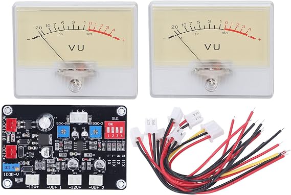 High Precision Power Amplifier VU Meter Preamp Audio Level Meter DIY Kit