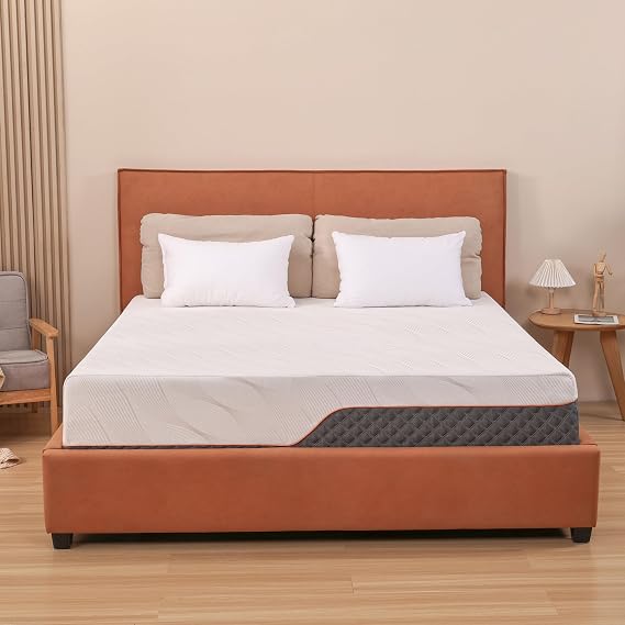 ESHINE 14 Inch Memory Foam Hybrid Mattress King, Edge Support, Medium Firm