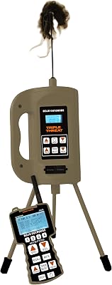 MOJO Triple Threat E-Caller & MOJO Triple Threat 2 Bag Complete Hunting System Caller with 80 Sounds & Matching Carry Bag - Sold Separately