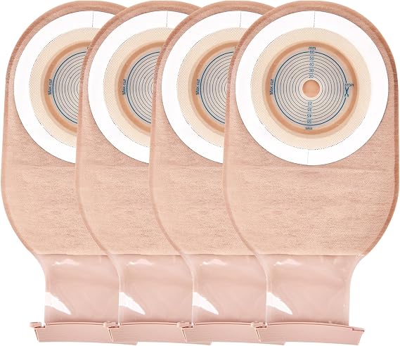 20 PCS Colostomy Bags One-piece Ostomy Supplies Cut-to-Fit