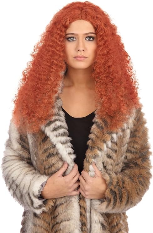 Bristol Novelty BW644 Long Auburn Frizzy Wig, Womens, One Size