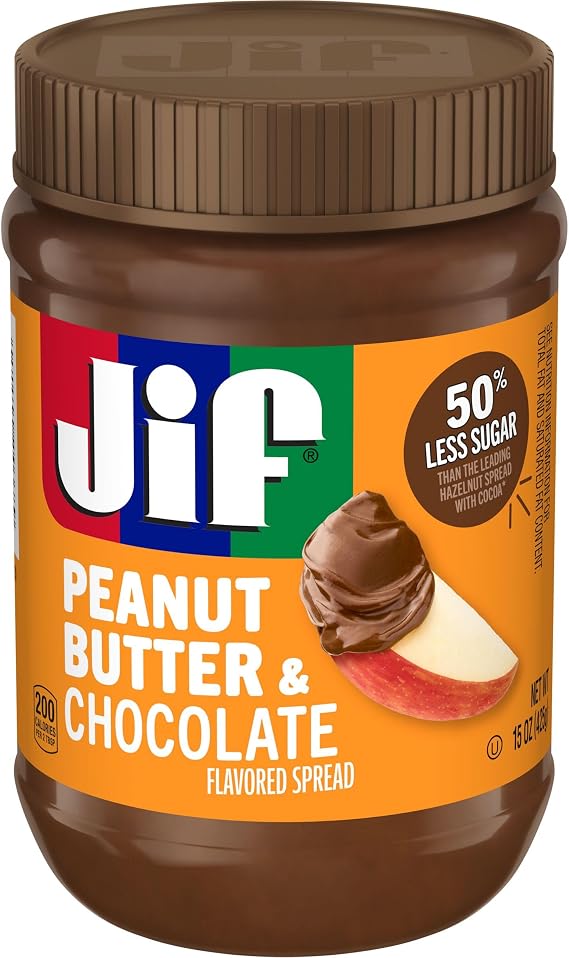Jiff Chocolate Peanut Butter, 15oz