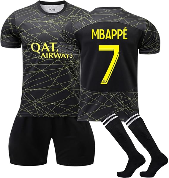 Generic Kids Football Kit 24/25 Home/Away Boy's Soccer Jerseys, Shorts and Socks Set for Boys Youth (2-13 Years)