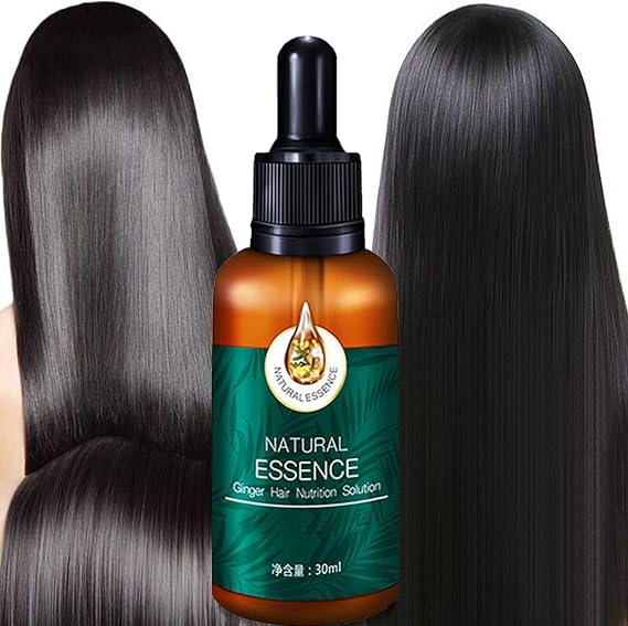 7X Rapid Growth Hair Treatment,Ginger Hair Growth Oil,Promote Hair Growth Strengthen Hair Roots Thickening 30ml