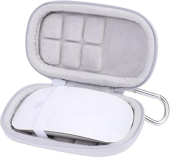 Compatible Apple Magic Mouse Storage Case, White Case Only-co2CREA | Hard EVA Material Shock Absorption Dustproof Splashproof Lightweight Compact