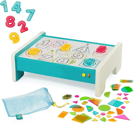 B. toys Look & Shine Light Box Playset for Tracing, Learning & Art