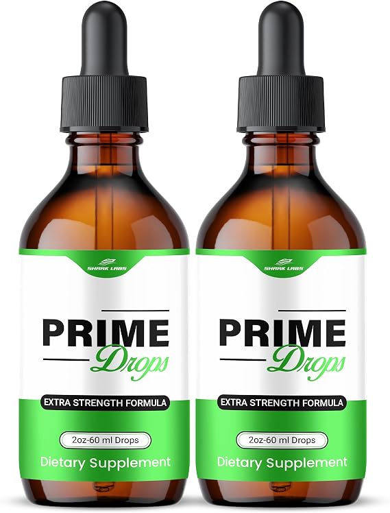 (2 Pack) Prime Drops, Advanced Premium Vitamin Prime Drops, Official All Natural Extra Strength Liquid Supplement
