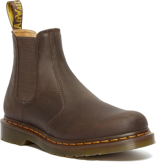 Dr. Martens Unisex 2976 Crazy Horse Leather Chelsea Boot