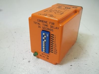 ATC TBC-120-ABA Time Delay Relay Interval on Operate Relay Output, 120 VACDC, 1.0 to 1023 Seconds in 1.0 Seconds Increments