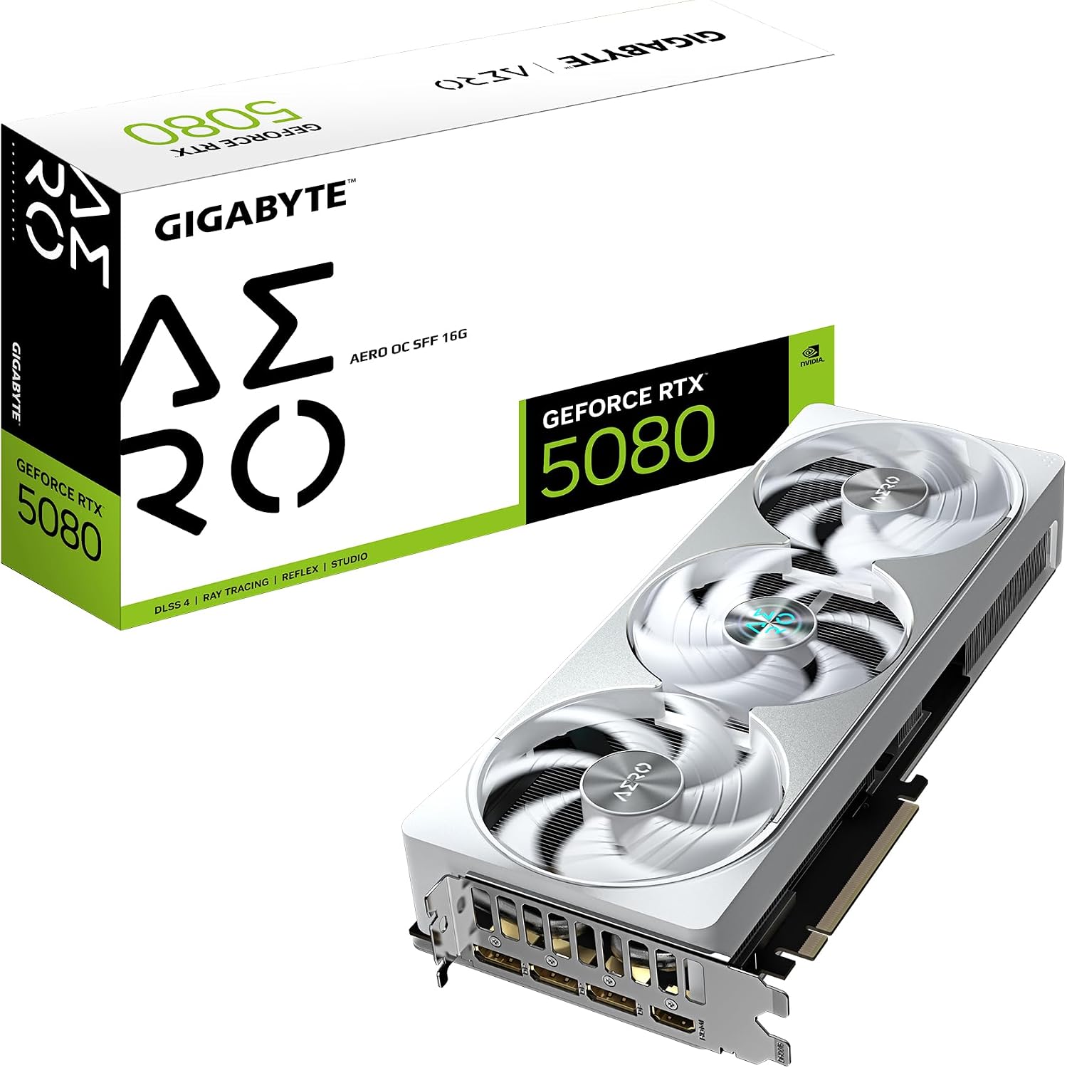 Gigabyte Vga Nvidia 16gb Gddr7 Rtx5080 Aero Oc Sff Gv-n5080aero Oc-16gd