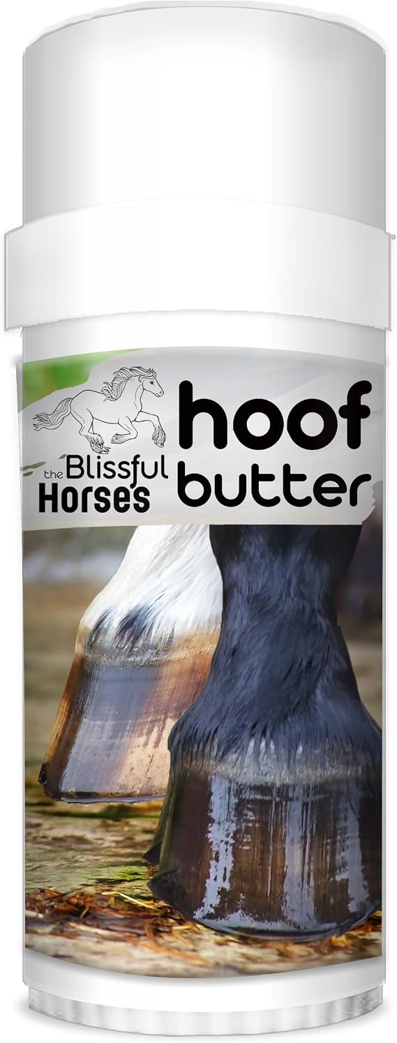 The Blissful Horses Hoof Butter All Natural Support for Your Horse's Hooves, 2-Ounce