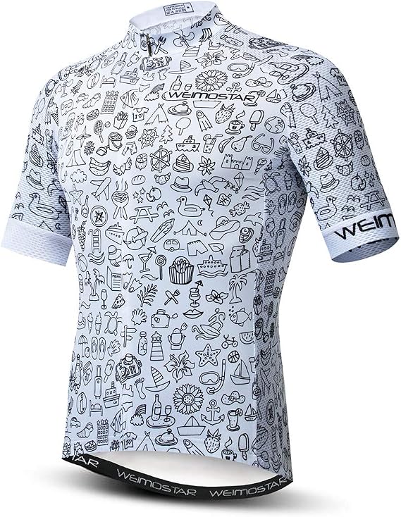 Weimostar Men’s Germany Cycling Jersey Cycling Clothing Bicycle Top