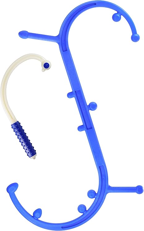 Body Back Buddy Classic Blue Back Massager & Mini Neck Massager Bundle | FSA Eligible Handheld Self-Care Massage Bundle For Deep Tissue, Trigger Point Therapy, Myofascial Release & Full Body Relief
