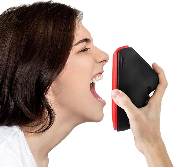 Tilcare Voice Damper - Soundproofing Mask for Singer Stress Relief - Vocal Warm-up Scream Mask with Sensory Detachable Adjustable Strap