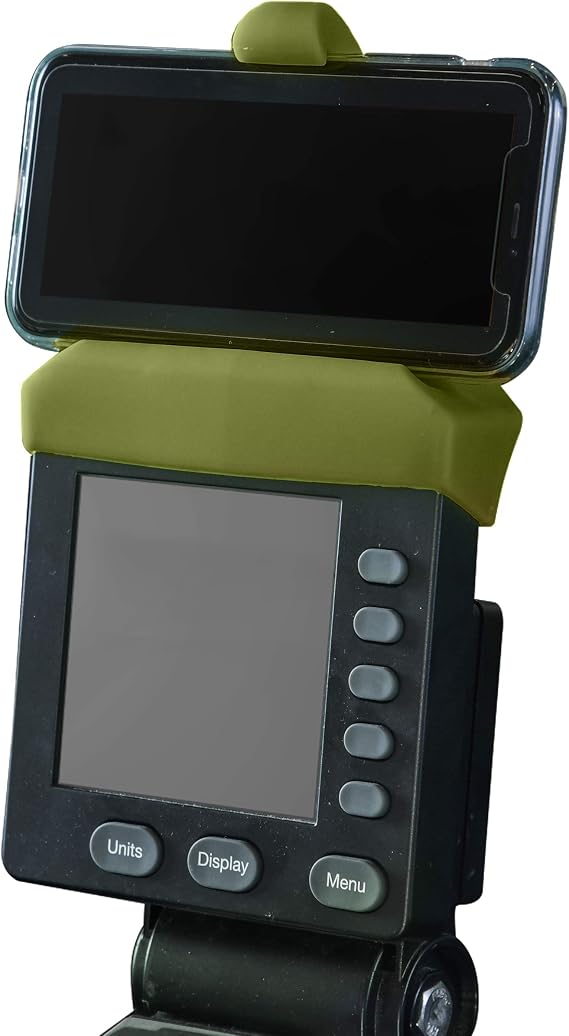 Vapor Fitness Konsept 2 Rower, SkiErg ve BikeErg PM5 Monitörleri için Yapılan Telefon Tutacağı - Konsept 2 Kürek Makinesi ile Uyumlu Silikon Akıllı Telefon Yuvası. İdeal Kürek Aksesuarları