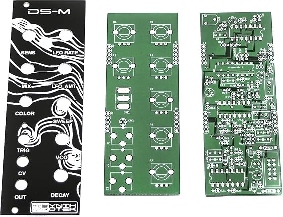 DS-M Analog Drum Synth Eurorack Module - PCB and Panel Combo