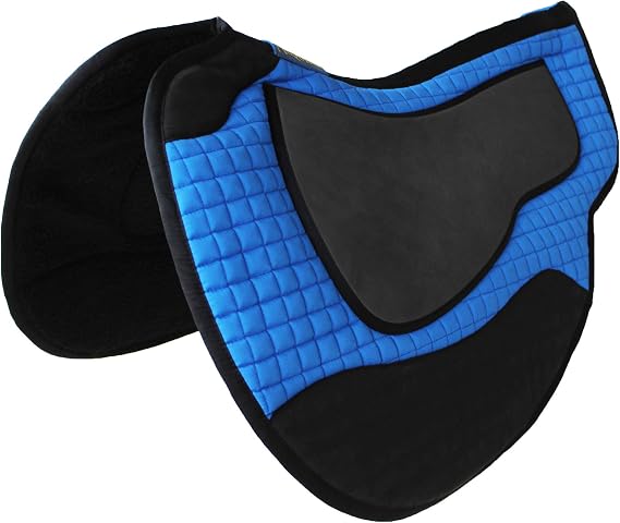 CHALLENGER Horse Quilted Endurance Contoured Barrel Gel Comfort Saddle Pad 39185