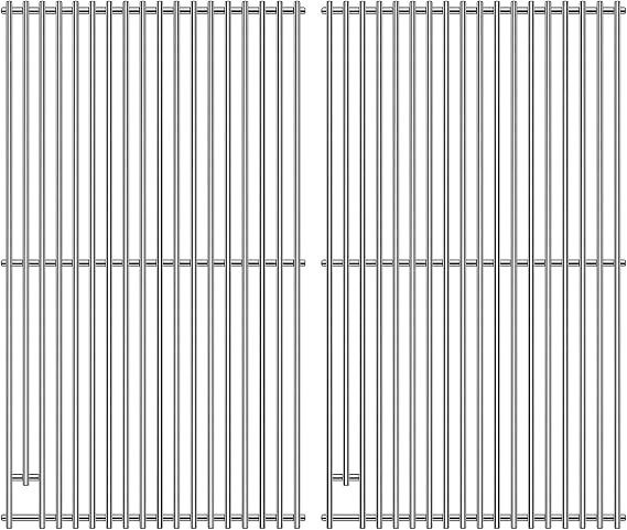 BBQ Grill Grates Replacement for DCS Grill Parts 212925 DCS BGB30-BQR, BGB30-BQRN, BGB30-BQRL, BGC30-BQ-L, BGC30-BQ-N, BGC30-BQR-L, BGC30-BQR-N,Stainless Steel Cooking Grate Ceramic Rods Grids