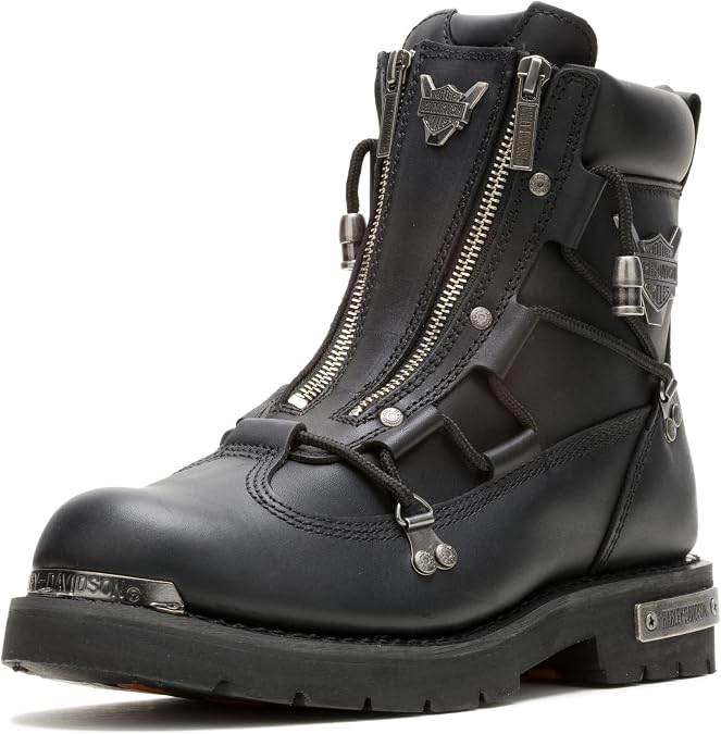 Harley-Davidson Footwear Mens Brake Light Leather Riding Casual Boots Ankle