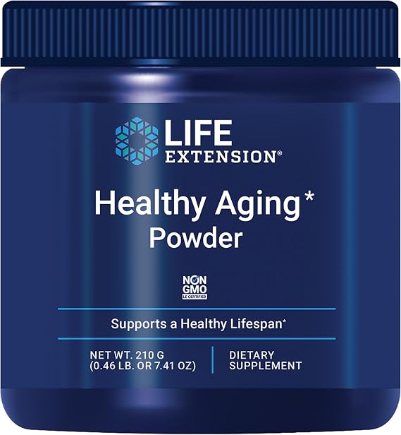 Life Extension Healthy Aging Powder, Cardiovascular Health, 30 Servings
