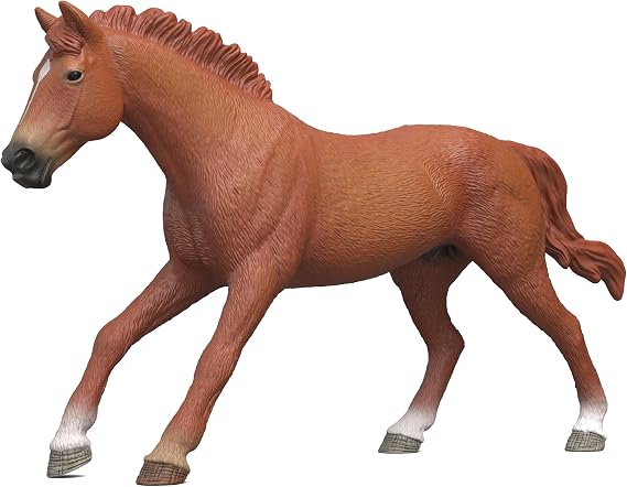 Schleich Horse Club - English Thoroughbred Stallion Figurine - Kids 5+ | 14915