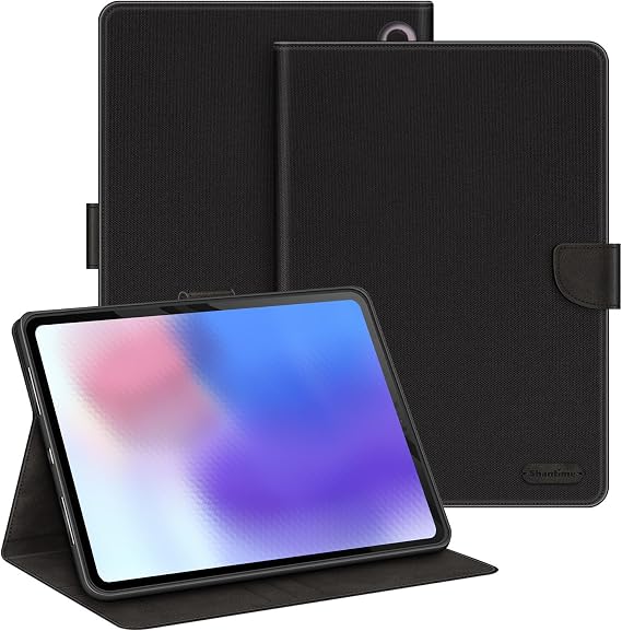 Fabric Leather Case for Bigme B7 Pro - Black