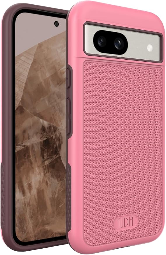 TUDIA MergeGrip for Google Pixel 8a Case - Smokey Pink