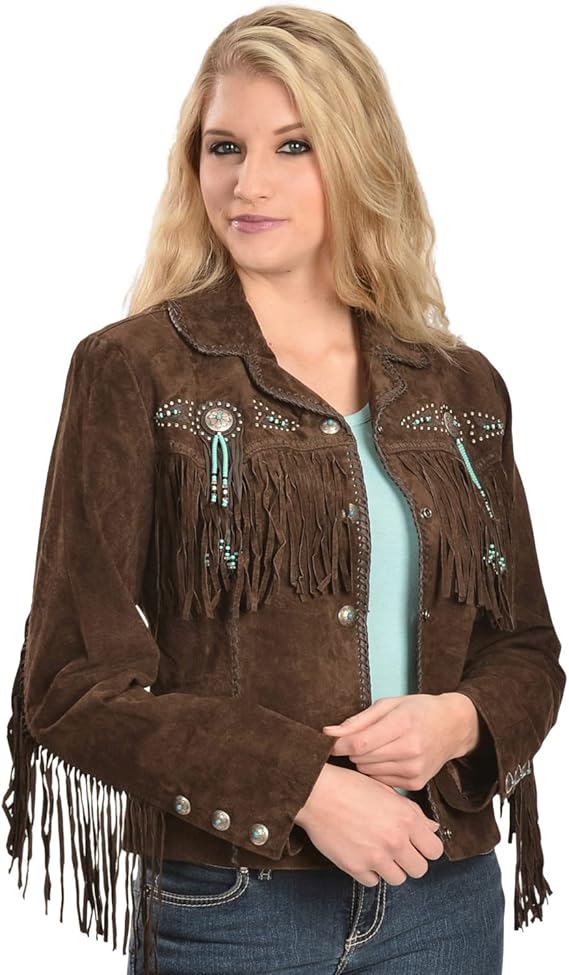 Beaded Fringe Jacket for Women by Scully