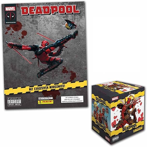 Panini Deadpool Stickers & Cards 2024 (Box Bundle)