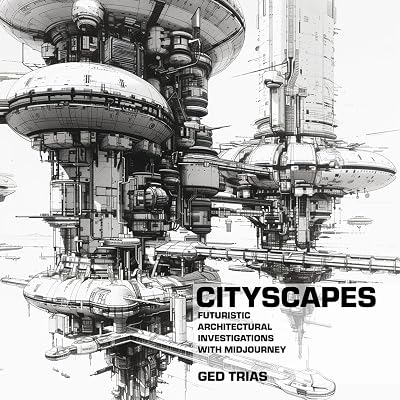 CITYSCAPES: FUTURISTIC ARCHITECTURAL INVESTIGATIONS WITH MIDJOURNEY [Print Replica] Kindle Edition