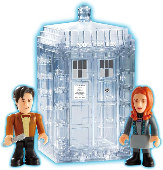 DOCTOR WHO Micro Figures Tardis Dematerialising Mini Set by Dr. Who