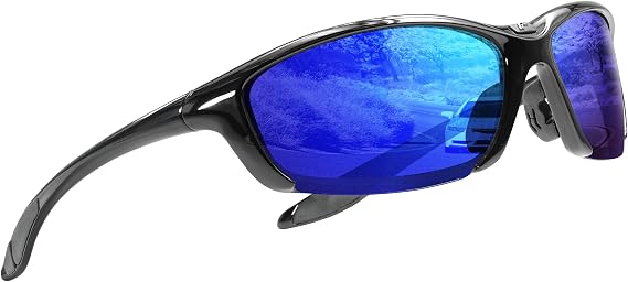 ICECUBE Sportech Premium Polarised Sunglasses for Men & Women, UV400 Category 3 Anti-Glare TR90 Sports Sunglasses, Hard Case Included