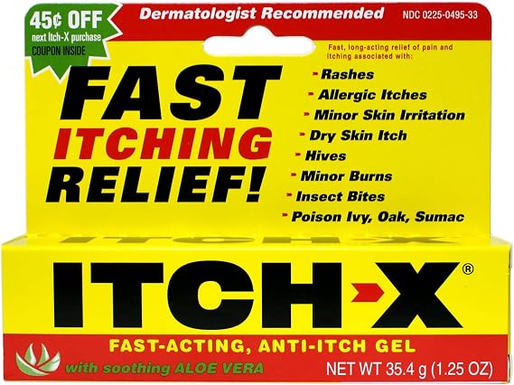 Anti Itch Gel 1.25 Oz, Pack of 1