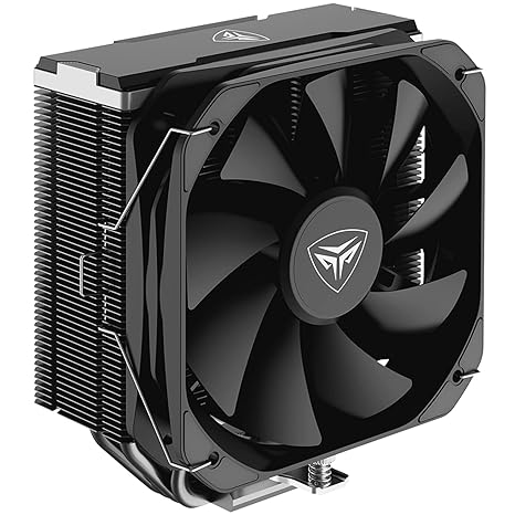 PCCOOLER CPS K4 CPU Cooler,230W Anti-Gravity 4 Heat Pipes Air Cooler with 130mm PWM Turbo Fans, 1600RPM CPU Air Cooler for AMD AM4 AM5/ Intel LGA 1700/115X/1200,4 Heatpipes PC Cooler Black