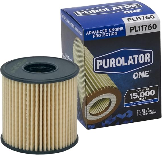 Purolator PL11760 PurolatorONE Advanced Engine Protection Cartridge Oil Filter Compatible With 2021-2024 Hyundai Elantra and 2022-2024 Hyundai Kona