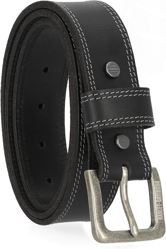Harley-Davidson Men's Mens 38mm Leather Belt