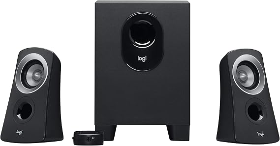 Logitech Z313 2.1 Multimedia Speaker System with Subwoofer - Black