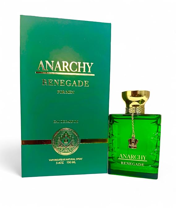 king of kings Anarchy Renegade, Unisex Eau de Parfum, 3.4 Fl Oz, Passion Fruit, Mango, citrus,Amber and Vanilla Scent