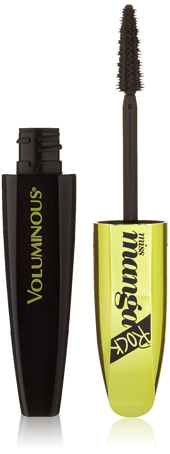 L'Oreal Paris Cosmetics Voluminous Miss Manga Rock Mascara, 387 Blackest Black, 0.27 Fluid Ounce