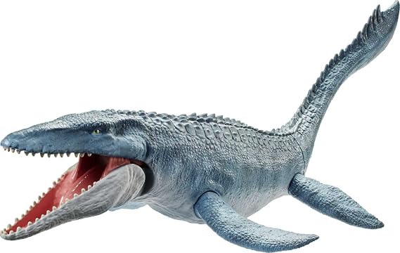 Jurassic World FNG24 - Mosasaurus figure, dinosaur toy from 3 years