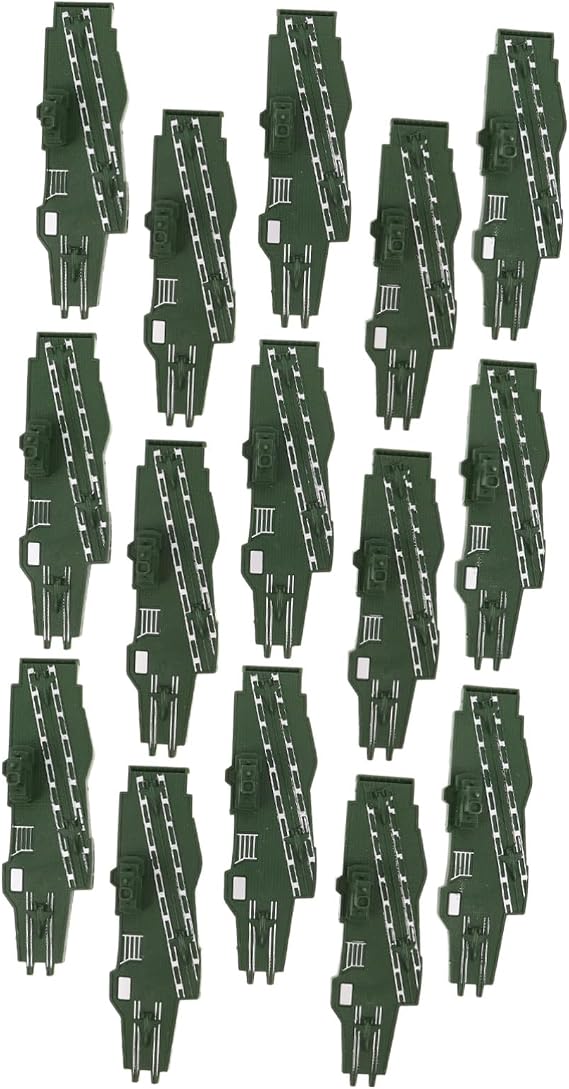 Beaupretty 15pcs Aircraft Carrier Model Ship Plastic Miniature for Desktop Decoration Realistic Military Warship Toy for Collectors Educational Model Kit for Adults and Hobbyists