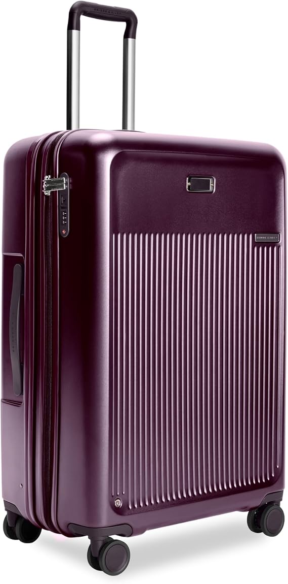 Briggs & Riley Sympatico Large 30 Inch Expandable Hardside Spinner, Plum