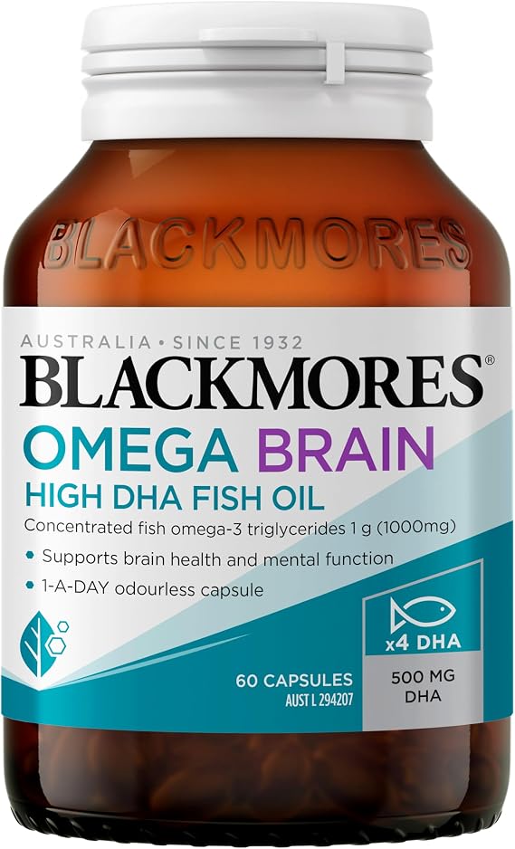 Omega BRAIN 1000MG Capsules 60 Tablets