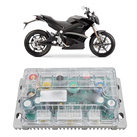 DC Brushless Motor Speed Controller, 72V 260A SineWave Controller, Transparent Case for 2000W QS Motor, ABS B12 (YCK072080D)