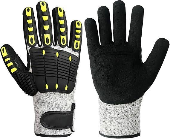 Lobster Gloves for Diving, Puncture and Cut Resistant Fishing Spearfishing Freediving Scuba Diving Gloves, Fully Coated Safety Work Glove for Men Women