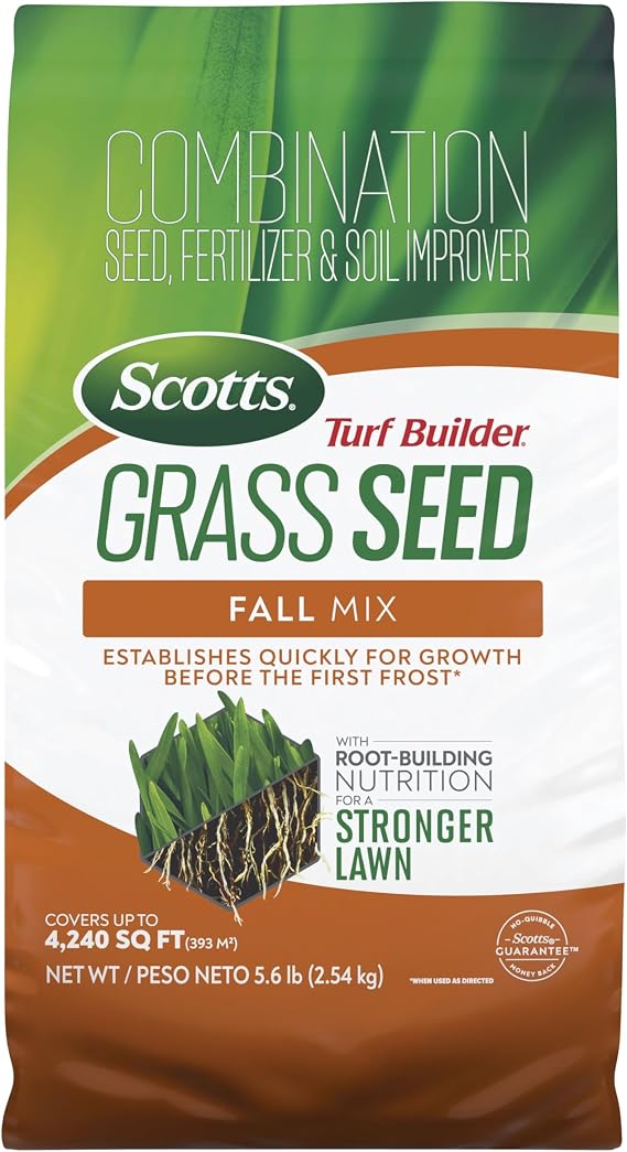 Scotts Turf Builder Grass Seed Fall Mix, 5.6 lbs.