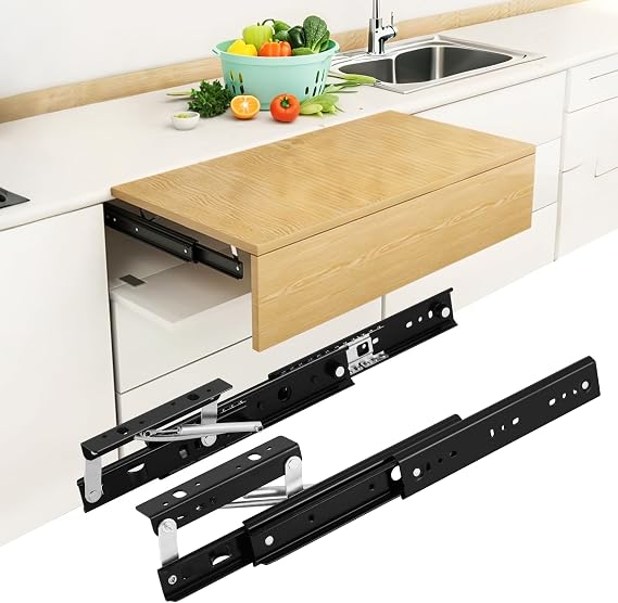 YJINGRUI Countertop Extension Slide Rail, 250mm/9.9in